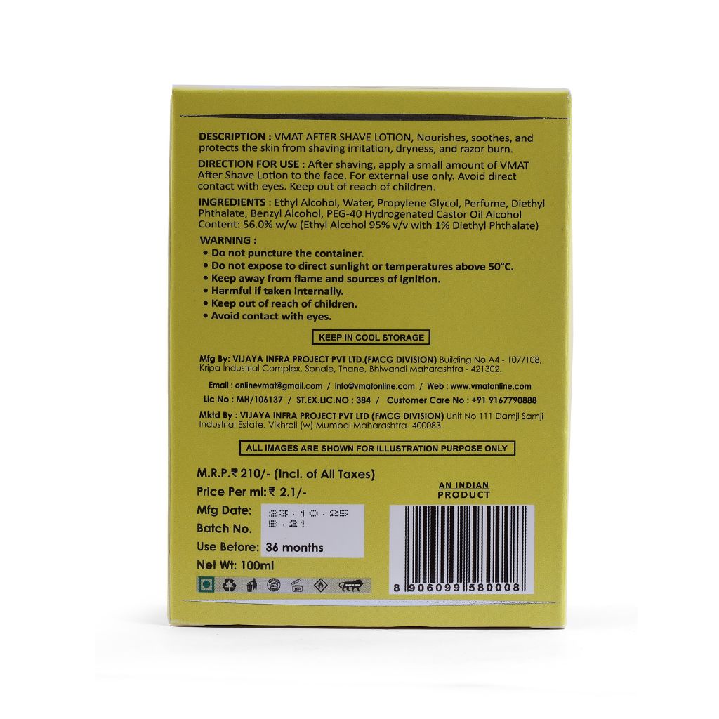 VMAT After Shave Lotion for Men 100ML